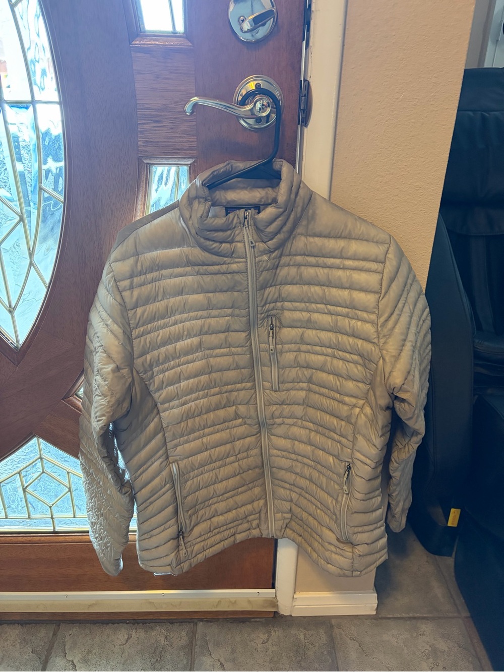 Patagonia Grey Down Sweater